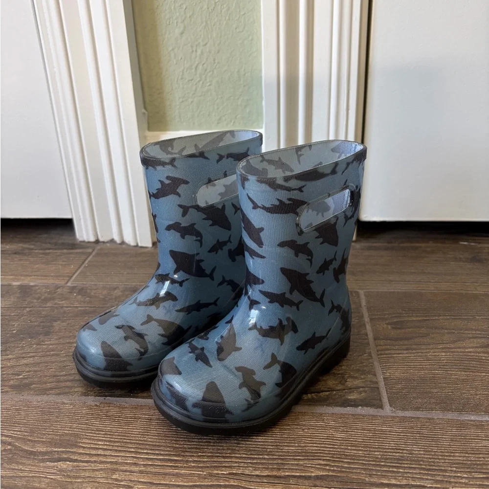 Blue mountain toddler rain boots